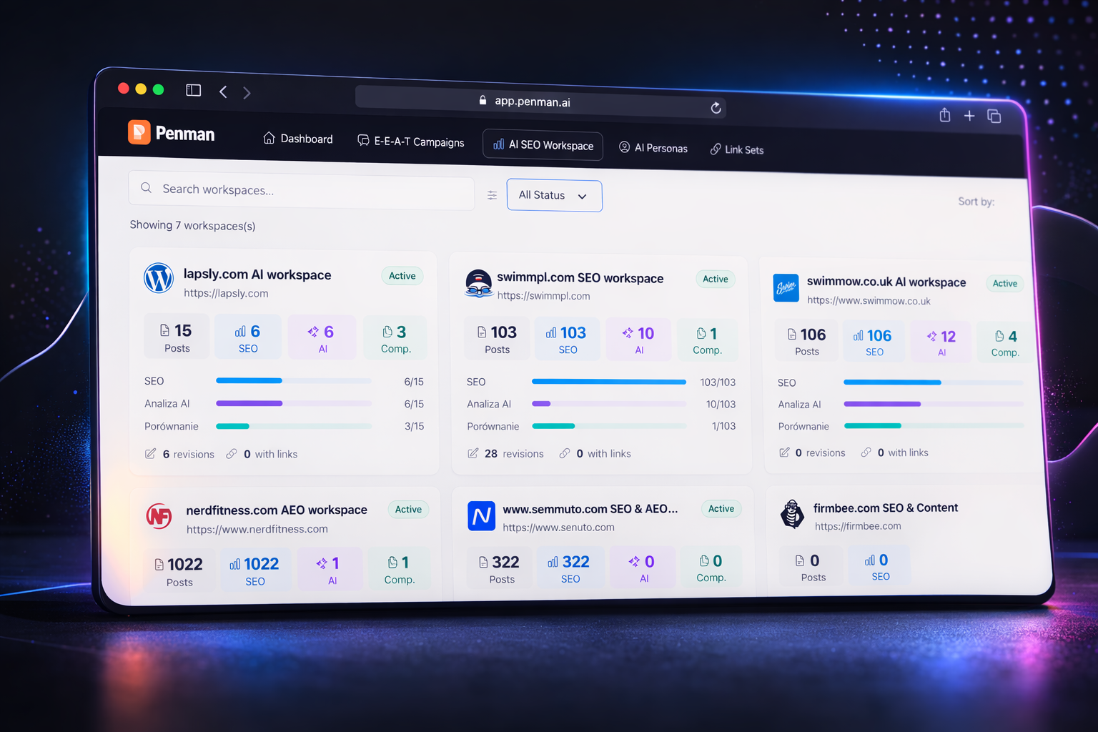 AI Visibility dashboard screenshot